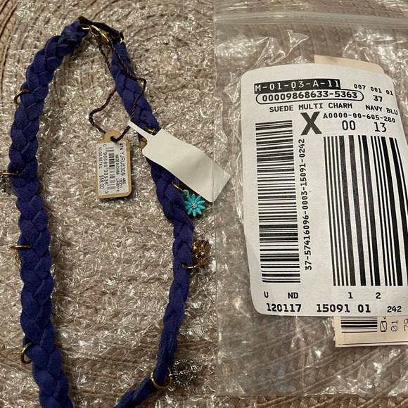 Juicy couture suede charm choker - Picture 3 of 5